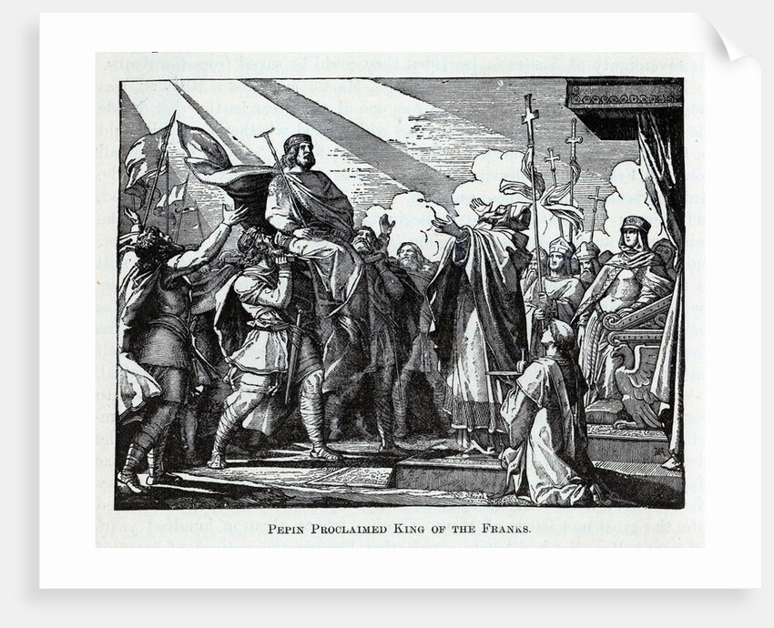 Pepin Proclaimed King of the Franks, 1882 by Anonymous
