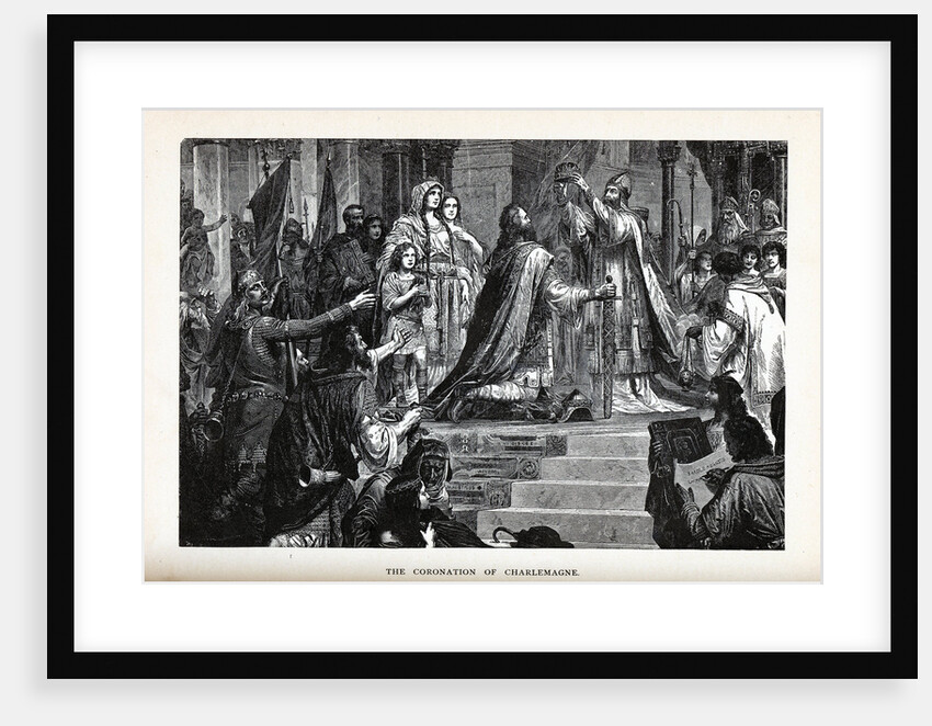 The Coronation of Charlemagne, 1882 by Anonymous