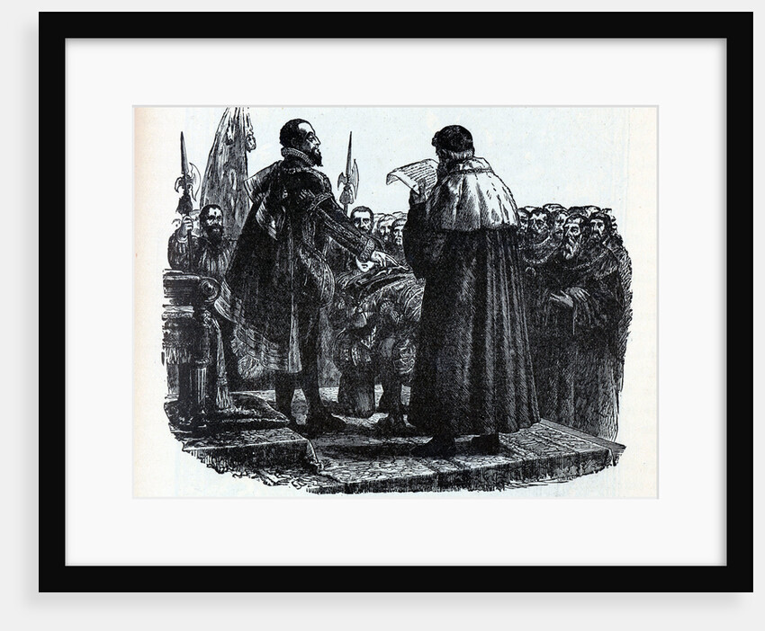 Hugh Capet takes the Sovereigns Oath, 1882 by Anonymous