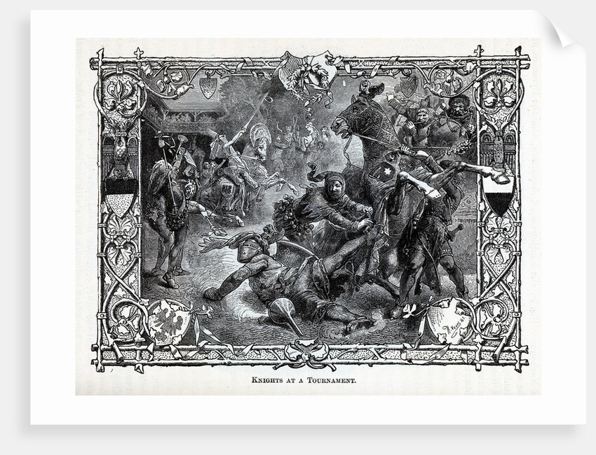 Knights at a Tournament, 1881 by Hermann Vogel
