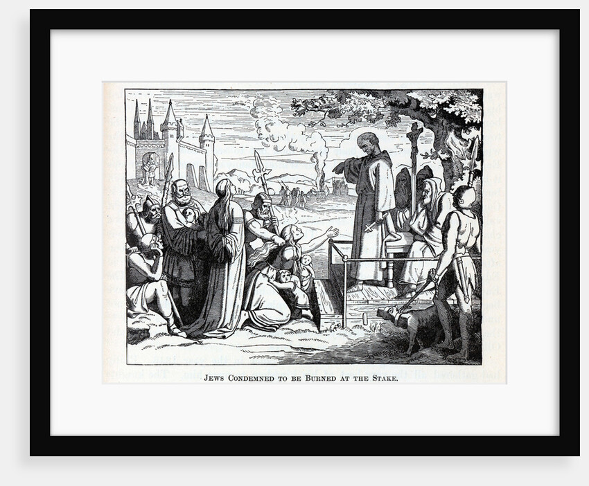Jews Condemned to be Burned at the Stake, 1882 by Anonymous