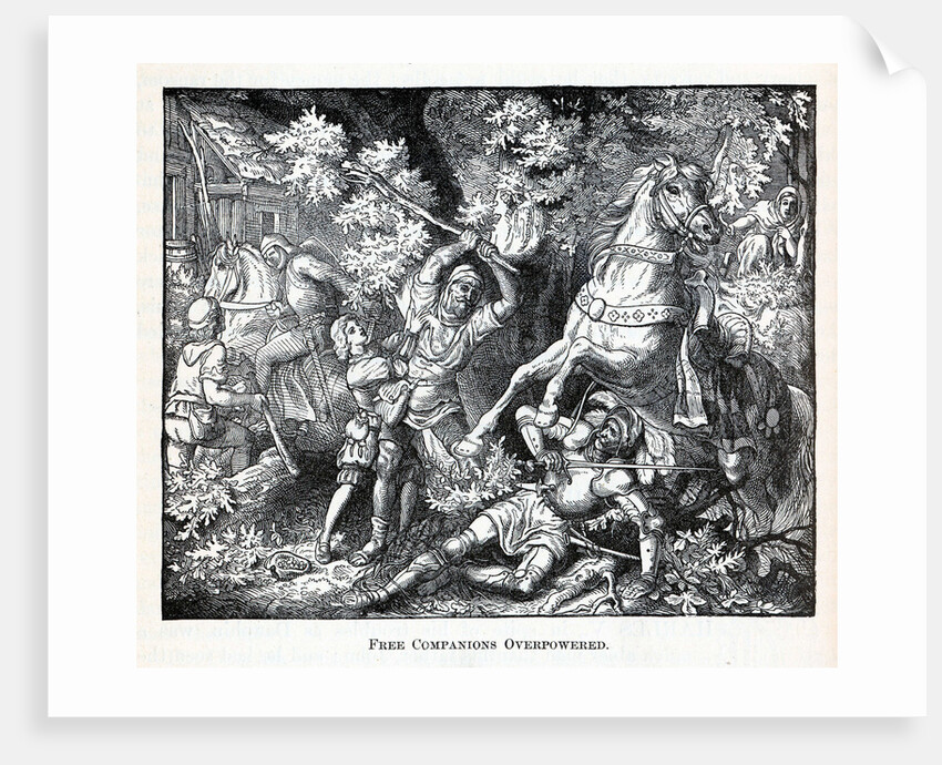 Free Companions Overpowered, 1882 by Anonymous