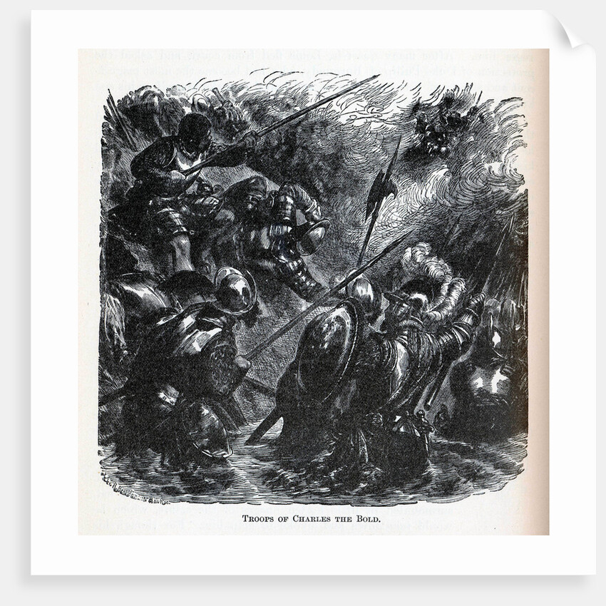 Troops of Charles the Bold, 1882 by Richard Brend'amour