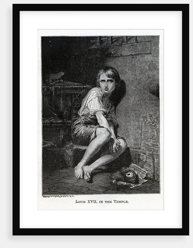 Louis XVII in the Temple, 1882 by Kaspar Oertel