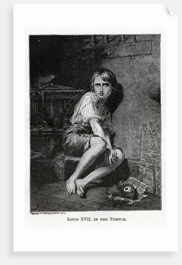 Louis XVII in the Temple, 1882 by Kaspar Oertel