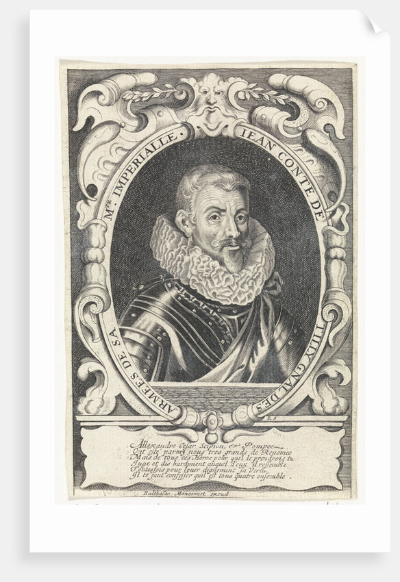 Portrait of Johann Tserclaes, Count of Tilly by Louis Spirinx