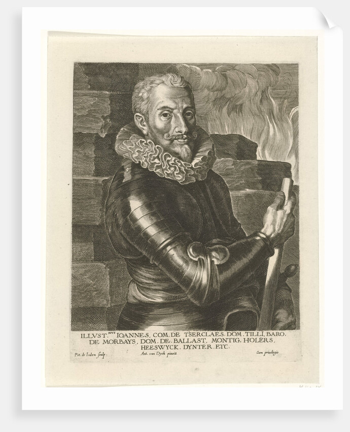 Portrait of Johann Tserclaes, Count of Tilly by Pieter de Jode I