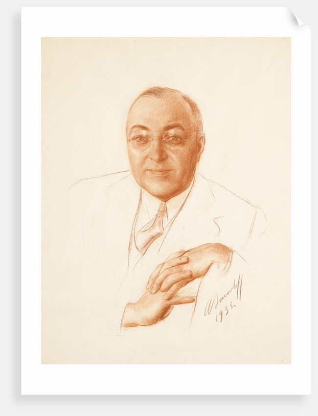 Portrait of Boris Alexandrovich Bakhmeteff, 1935 by Alexander Yevgenyevich Yakovlev
