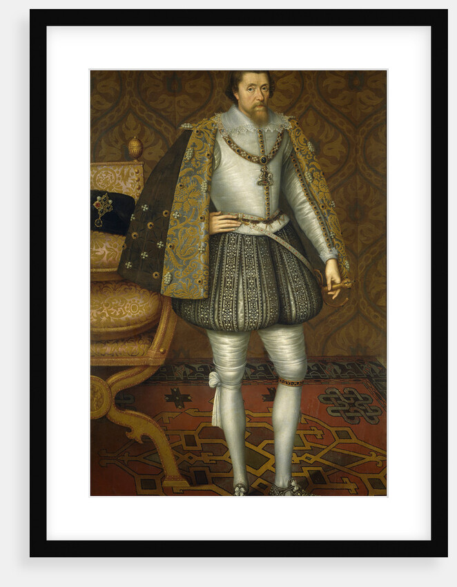Portrait of King James I of England, c. 1605 by John De Critz the Elder