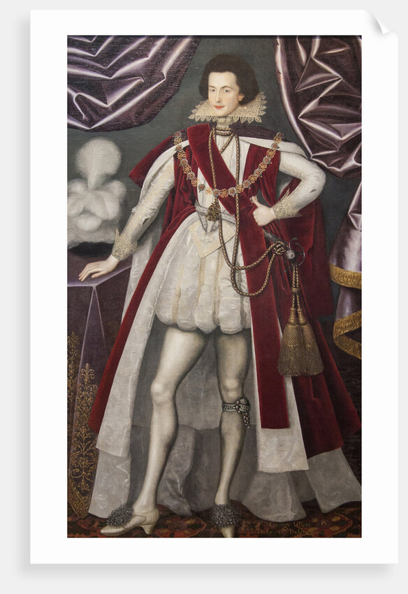 George Villiers, 1st Duke of Buckingham, ca 1616 by William Larkin