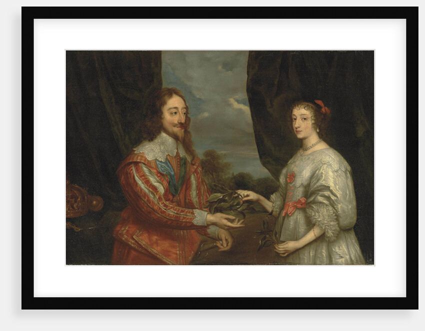 Double portrait of King Charles I and Queen Henrietta Maria by Sir Anthony van Dyck
