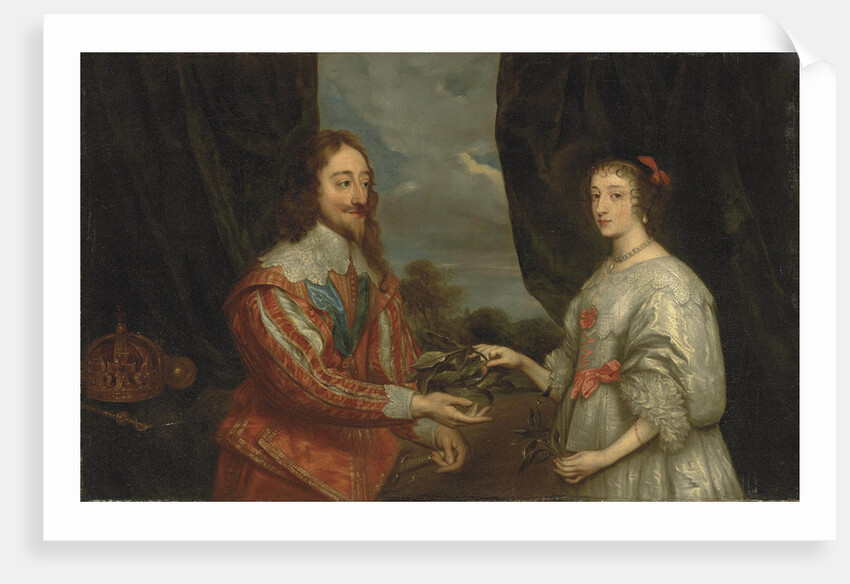 Double portrait of King Charles I and Queen Henrietta Maria by Sir Anthony van Dyck