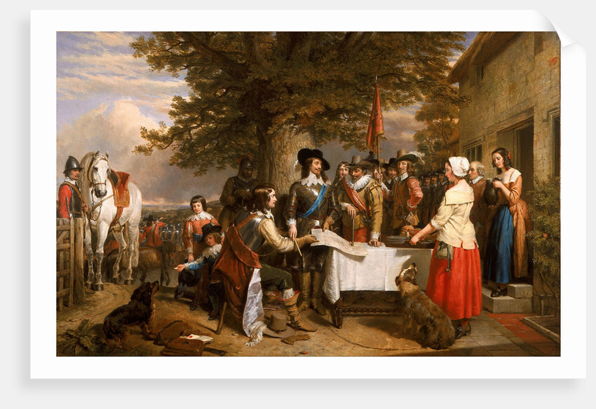 The Eve of the Battle of Edge Hill, 1642, 1845 by Charles Landseer