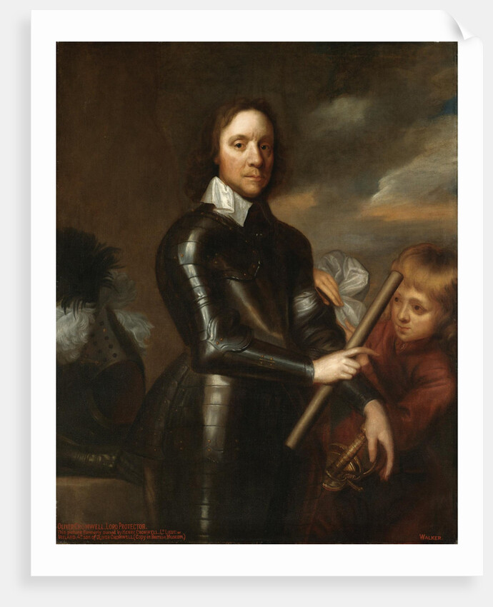 Portrait of Oliver Cromwell by Robert Walker