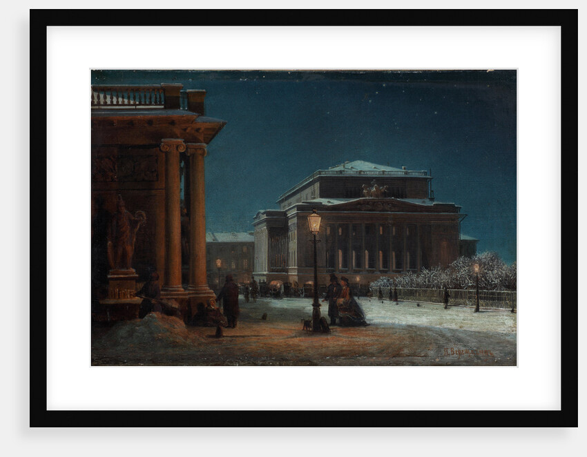 The Alexandrinsky Theatre in Saint Petersburg, 1870s by Pyotr Petrovich Vereshchagin