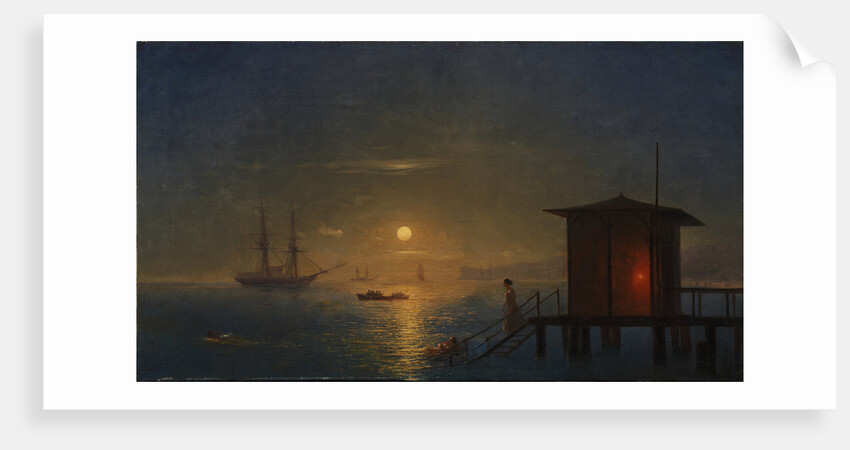 Imperial bath-house, 1848 by Ivan Konstantinovich Aivazovsky