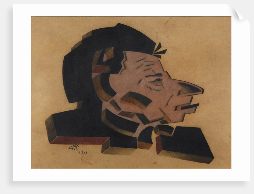 Portrait of Vsevolod Meyerhold, 1913 by Nikolai Ivanovich Kulbin