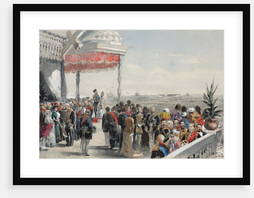 Public festivities following the coronation of Emperor Alexander III on Khodynka Field, 1883 by Vladimir Yegorovich Makovsky