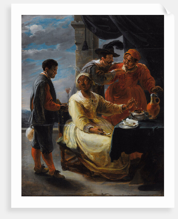 The Tasting Tobacco by Willem van Herp the Elder