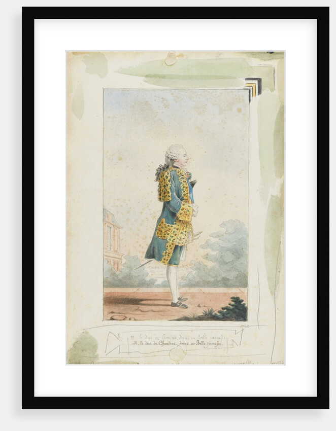 Louis Philippe II, Duke of Chartres, 1760 by Louis Carmontelle