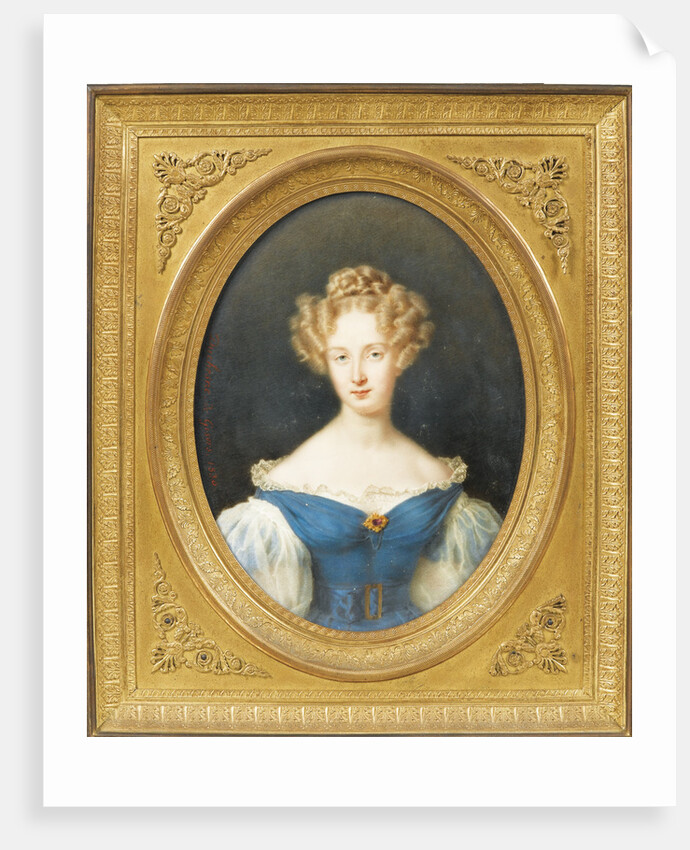 Princess Louise of Orléans, later Queen consort of the Belgians, 1830 by Jean Baptiste Joseph Duchesne