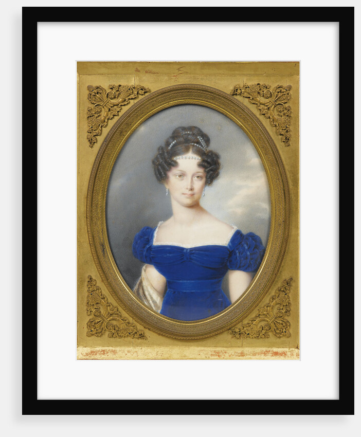 Princess Henrietta of Nassau-Weilburg, the wife of Archduke Charles of Austria by Friedrich Johan Gottlieb Lieder