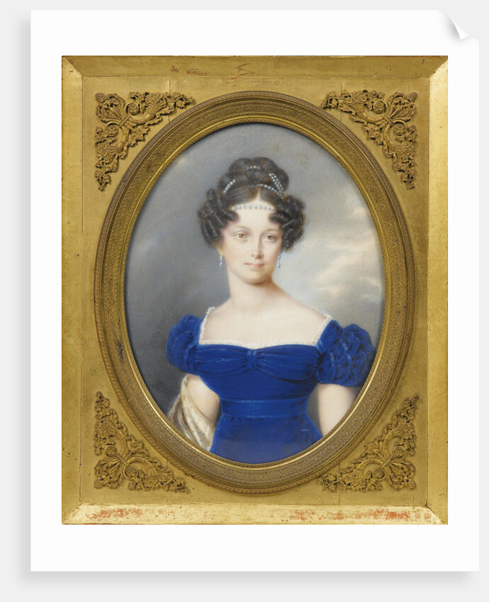 Princess Henrietta of Nassau-Weilburg, the wife of Archduke Charles of Austria by Friedrich Johan Gottlieb Lieder