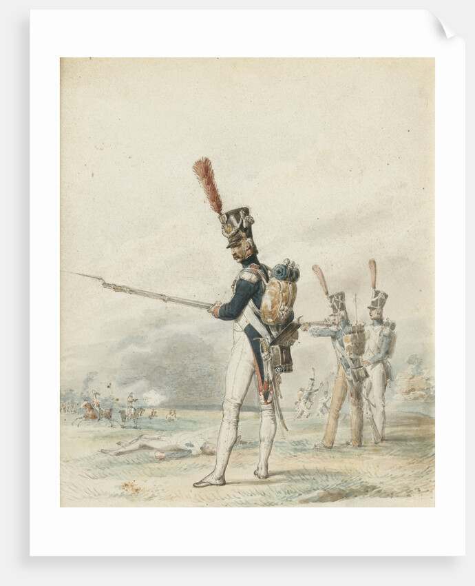 Infantry of the Jeune Garde in 1812 by Eugène Louis Lami