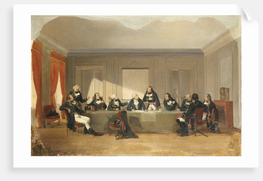 The war council at Courtrai on June 26, 1792 by Anonymous