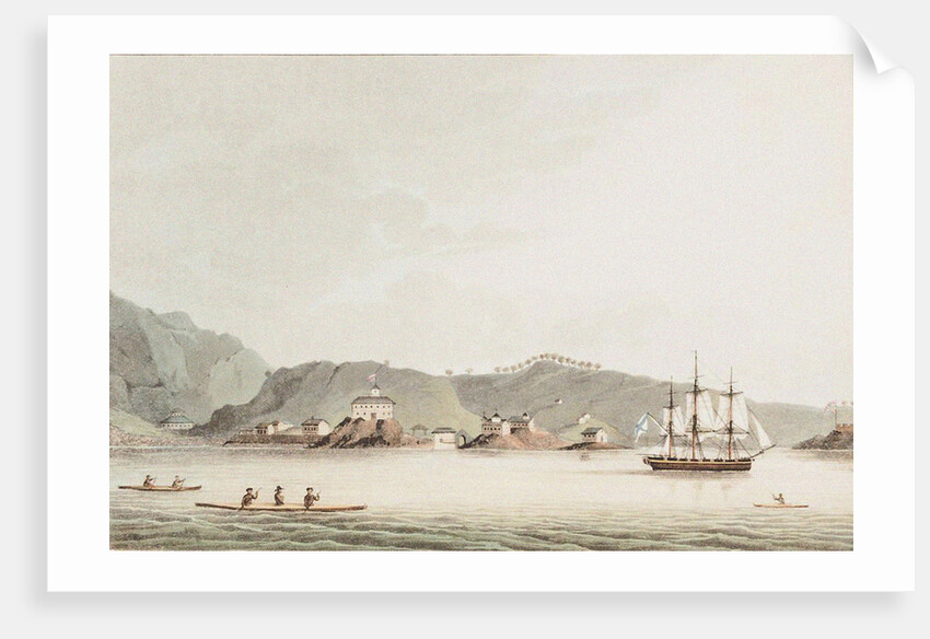 Illustration from A Voyage Round the World In the Years 1803-06, in the Ship Neva, 1814 by Yuri Fyodorovich Lisyansky