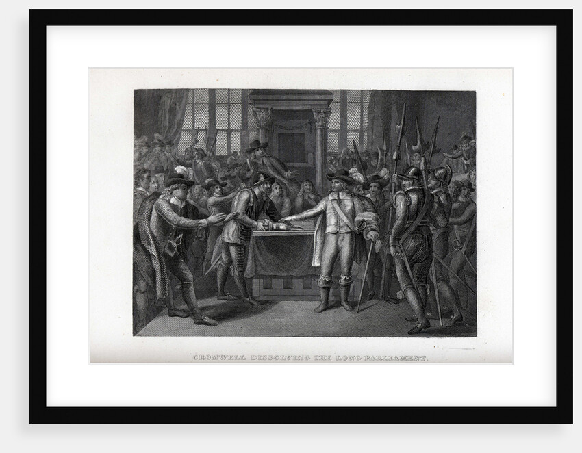 Cromwell dissolving the Long Parliament, 1882 by Anonymous