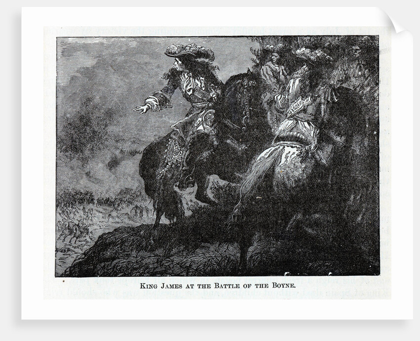 King James at the Battle of the Boyne, 1882 by Anonymous