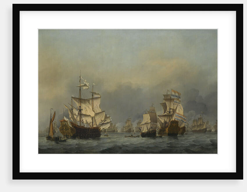 The Four Days Battle, c. 1670 by Willem van de Velde the Younger