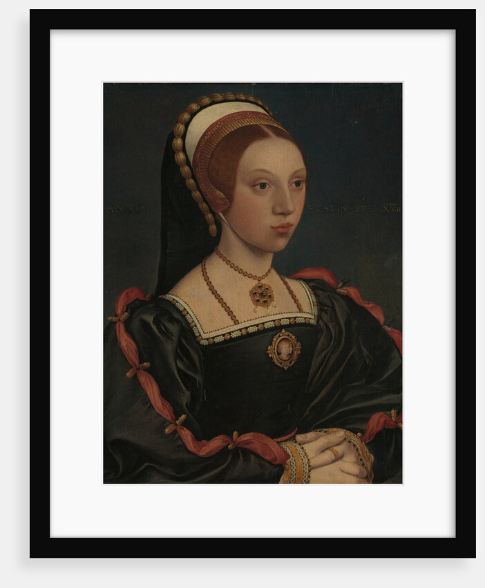 Portrait of a Young Woman (Catherine Howard), ca. 1540-1545 by Workshop of Hans Holbein the Younger