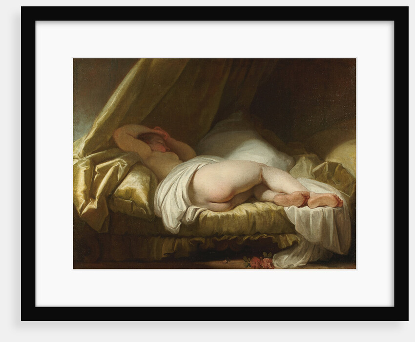 Young girl sleeping, Between 1758 and 1761 by Jean Honoré Fragonard