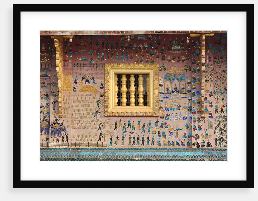 Glass Mosaics in the Wat Xieng Thong, Luang Prabang, Laos, 1950s by Anonymous master