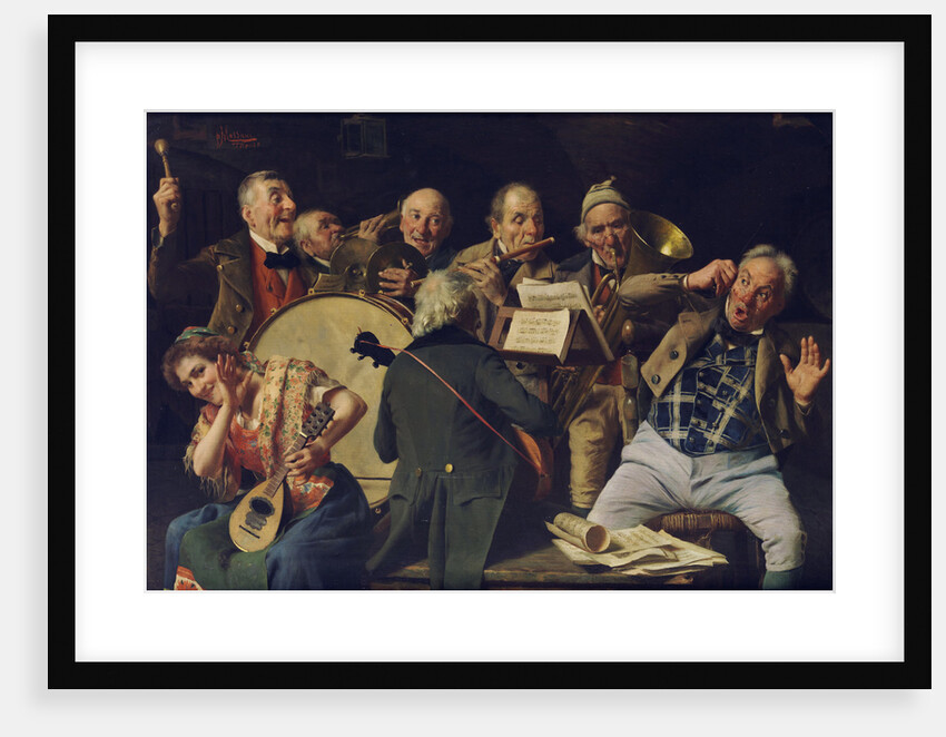An orchestra rehearsal, c. 1920 by Pompeo Massani