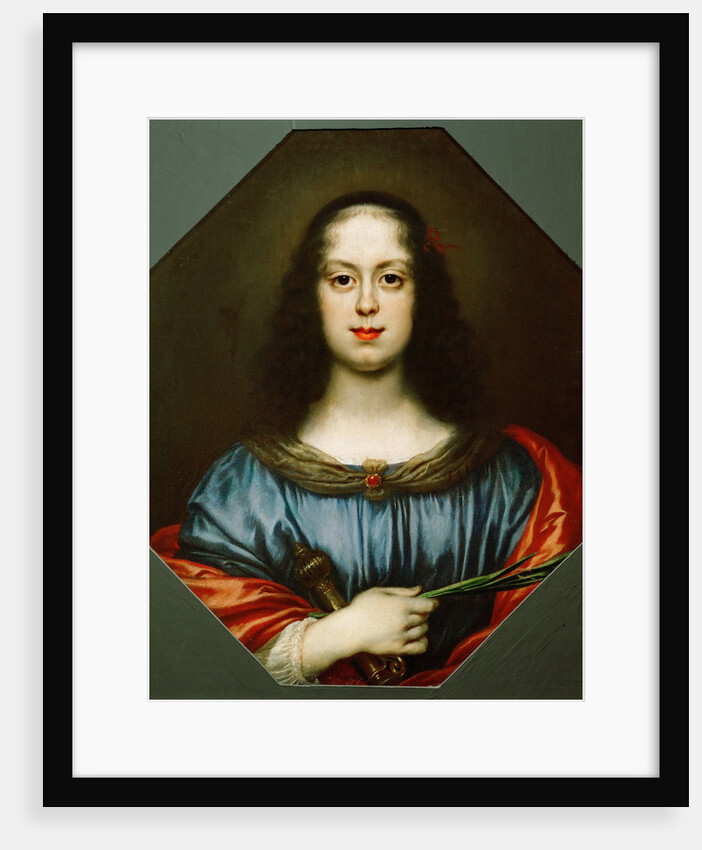 Portrait of Vittoria della Rovere as Saint Catherine, 1640s by Carlo Dolci