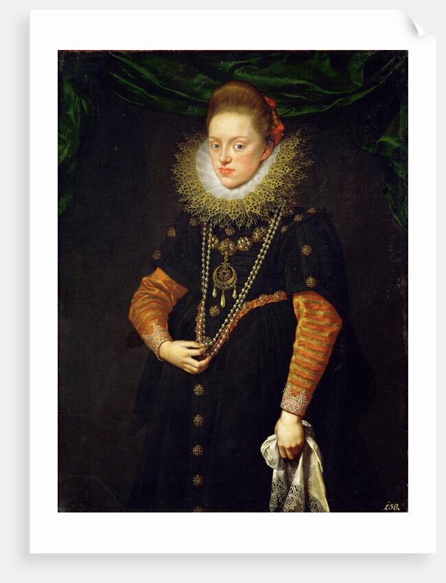 Portrait of Constance of Austria (1588?1631), queen of Poland, ca 1603 by Frans Pourbus the Younger