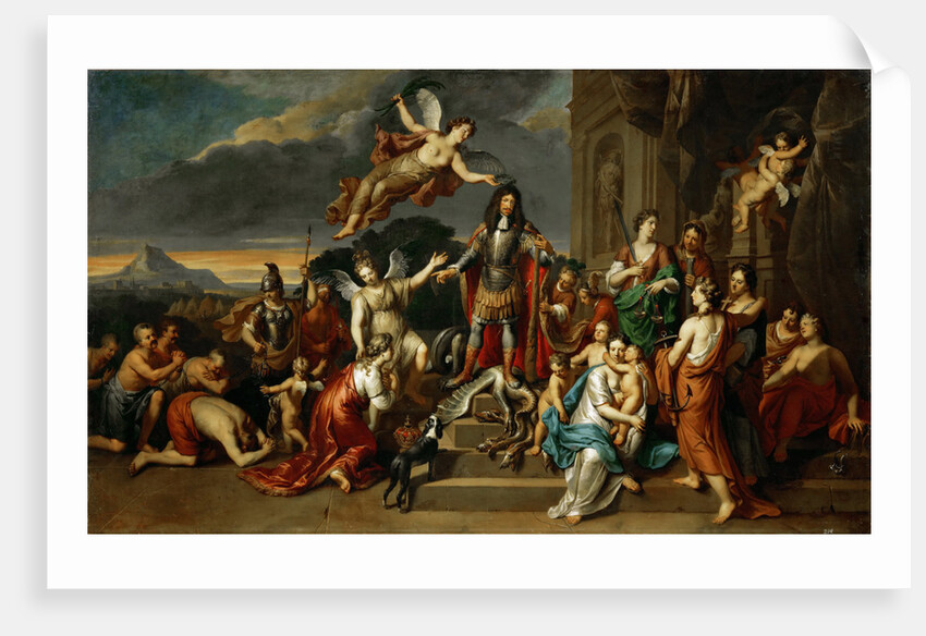Allegory on the reign of Emperor Leopold I, ca 1672 by Gerard Hoet