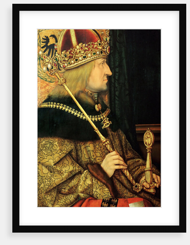 Portrait of Frederick III, Holy Roman Emperor, Late 15th century by Hans Burgkmair the Elder