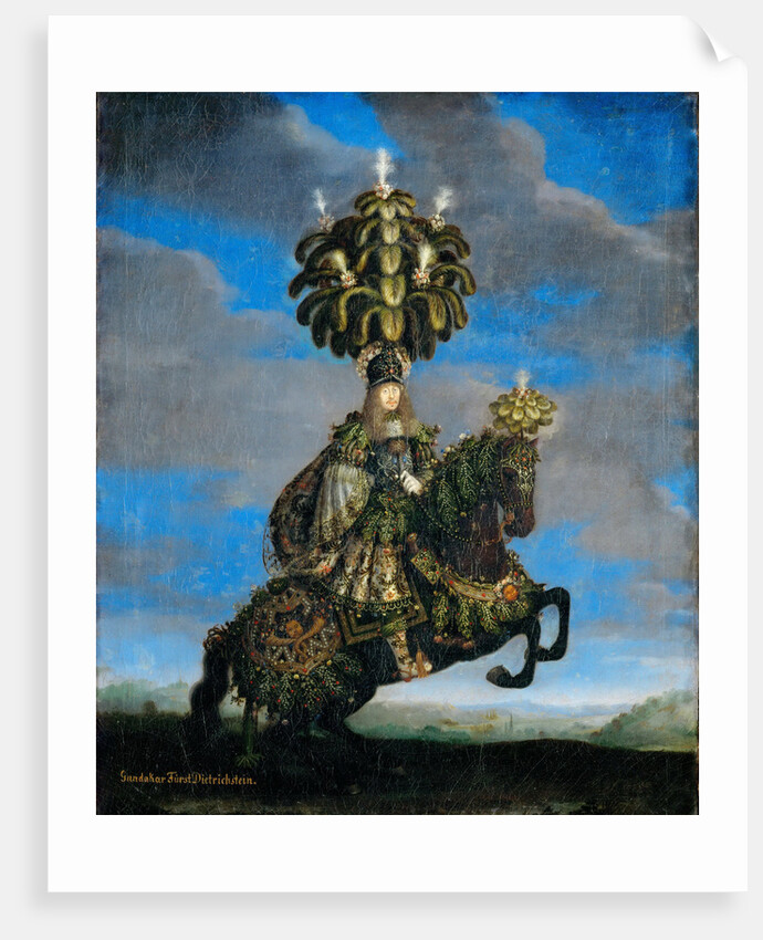 Gundakar, Prince Dietrichstein in a costume for a Horse-ballet, 1667 by Jan Thomas