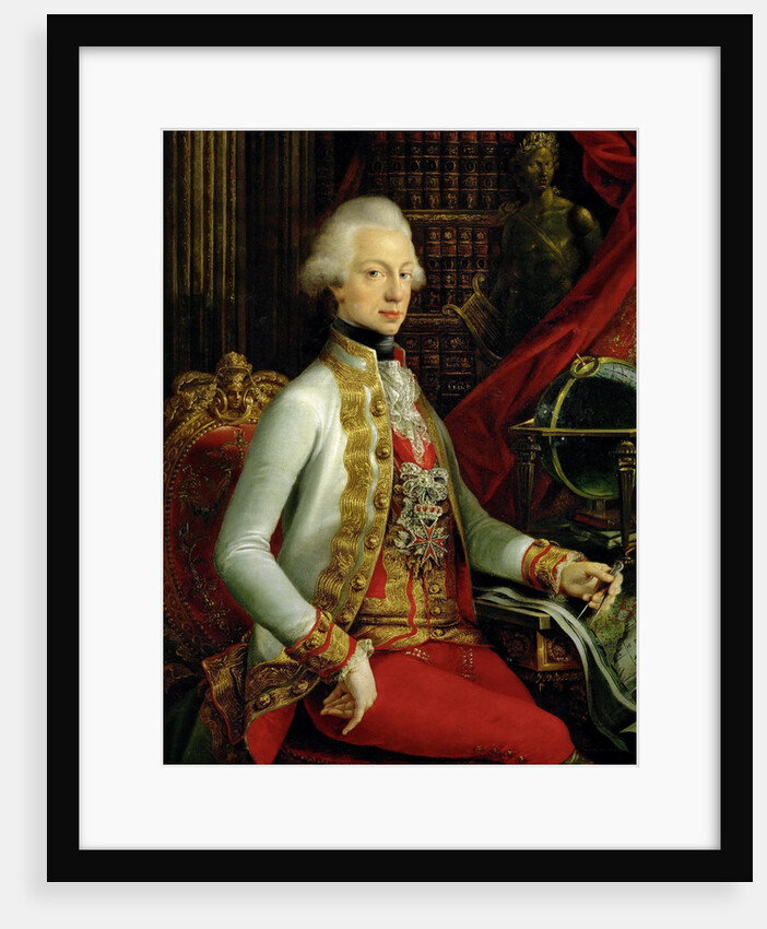 Grandduke Ferdinand III of Tuscany sitting in his library, 1797 by Joseph Dorffmeister