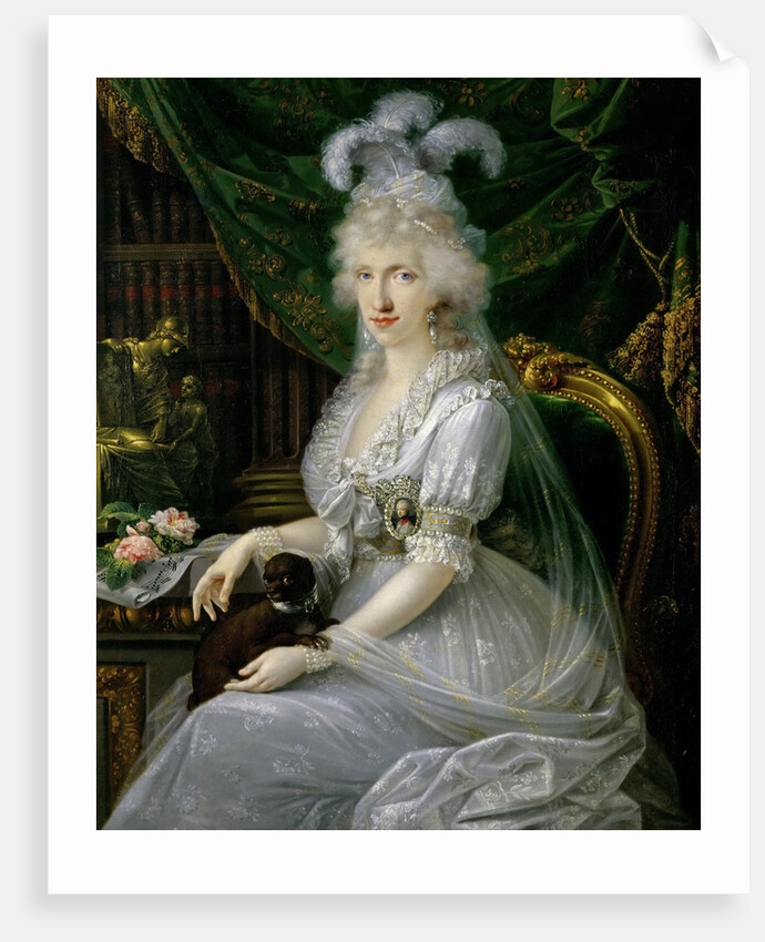 Princess Luisa Maria of Naples and Sicily, 1797 by Joseph Dorffmeister