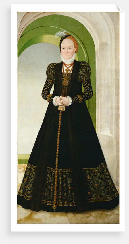 Anne of Denmark, Electress of Saxony, after 1565 by Lucas Cranach the Younger