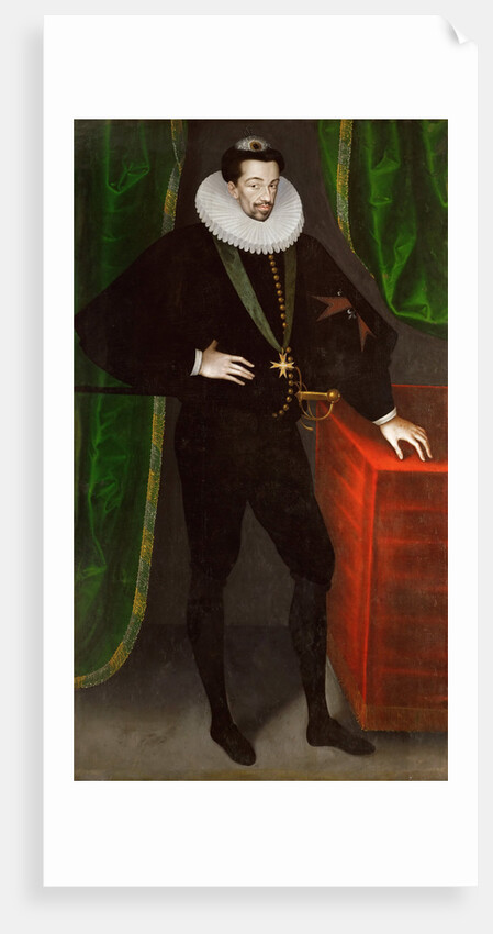 Portrait of Henry III of France, King of Poland and Grand Duke of Lithuania by François Quesnel