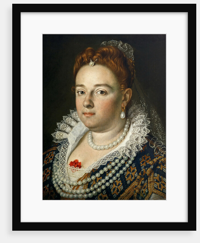 Portrait of Bianca Cappello, Grand Duchess of Tuscany, 1585-1586 by Scipione Pulzone