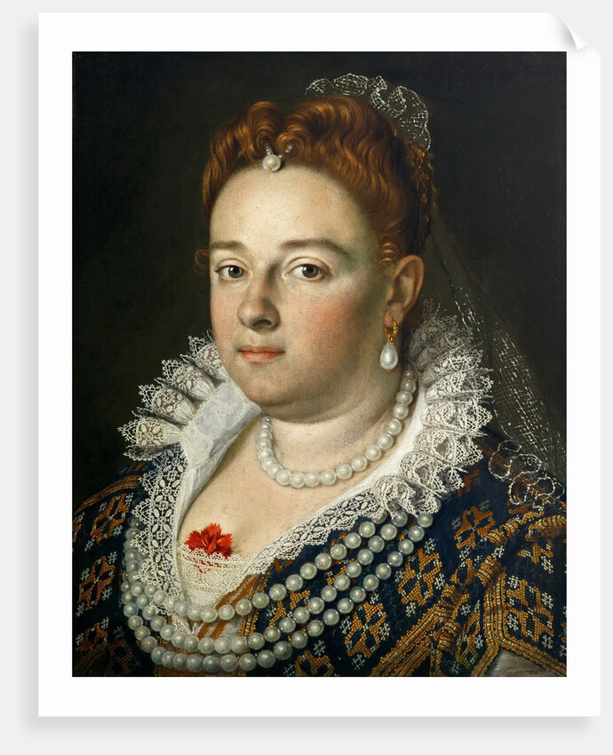 Portrait of Bianca Cappello, Grand Duchess of Tuscany, 1585-1586 by Scipione Pulzone
