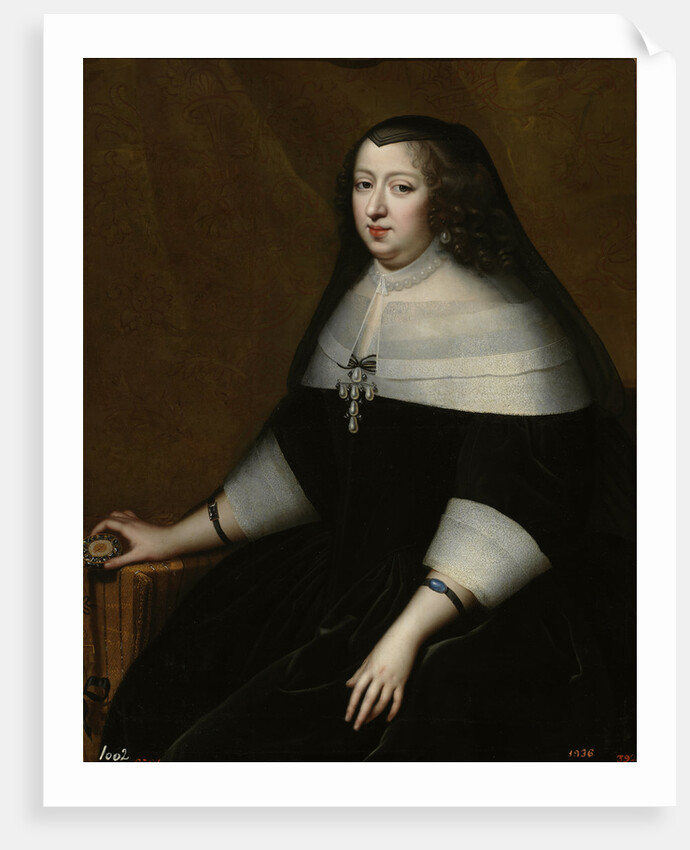 Portrait of Anne of Austria, ca 1659 by Henri Beaubrun