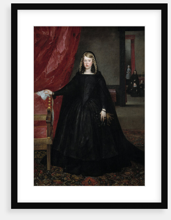 Portrait of the Infanta Margaret Theresa, ca. 1665-1667 by Juan Bautista Martínez del Mazo